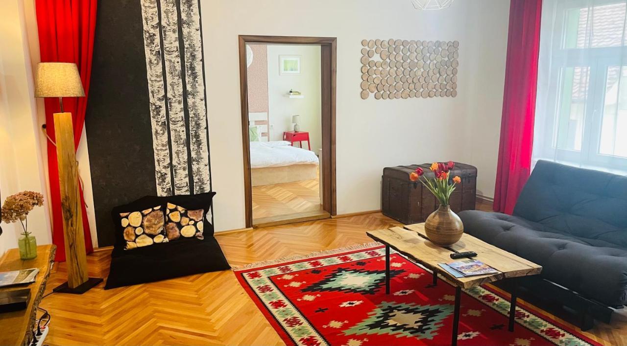 Spacious Stylish Apartment In Old Town Sibiu Exterior photo